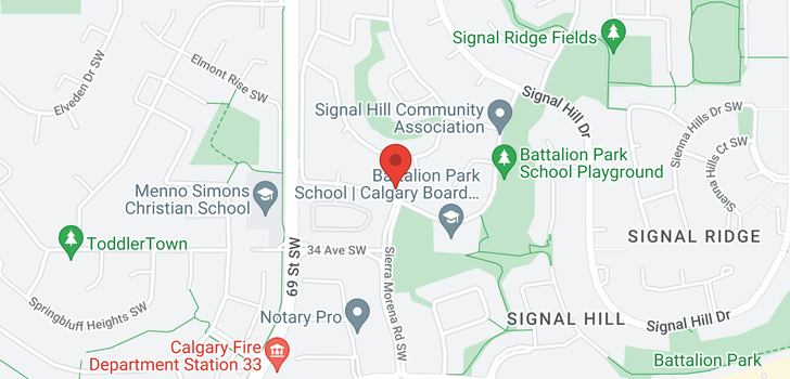map of 340 Sienna Park Drive SW